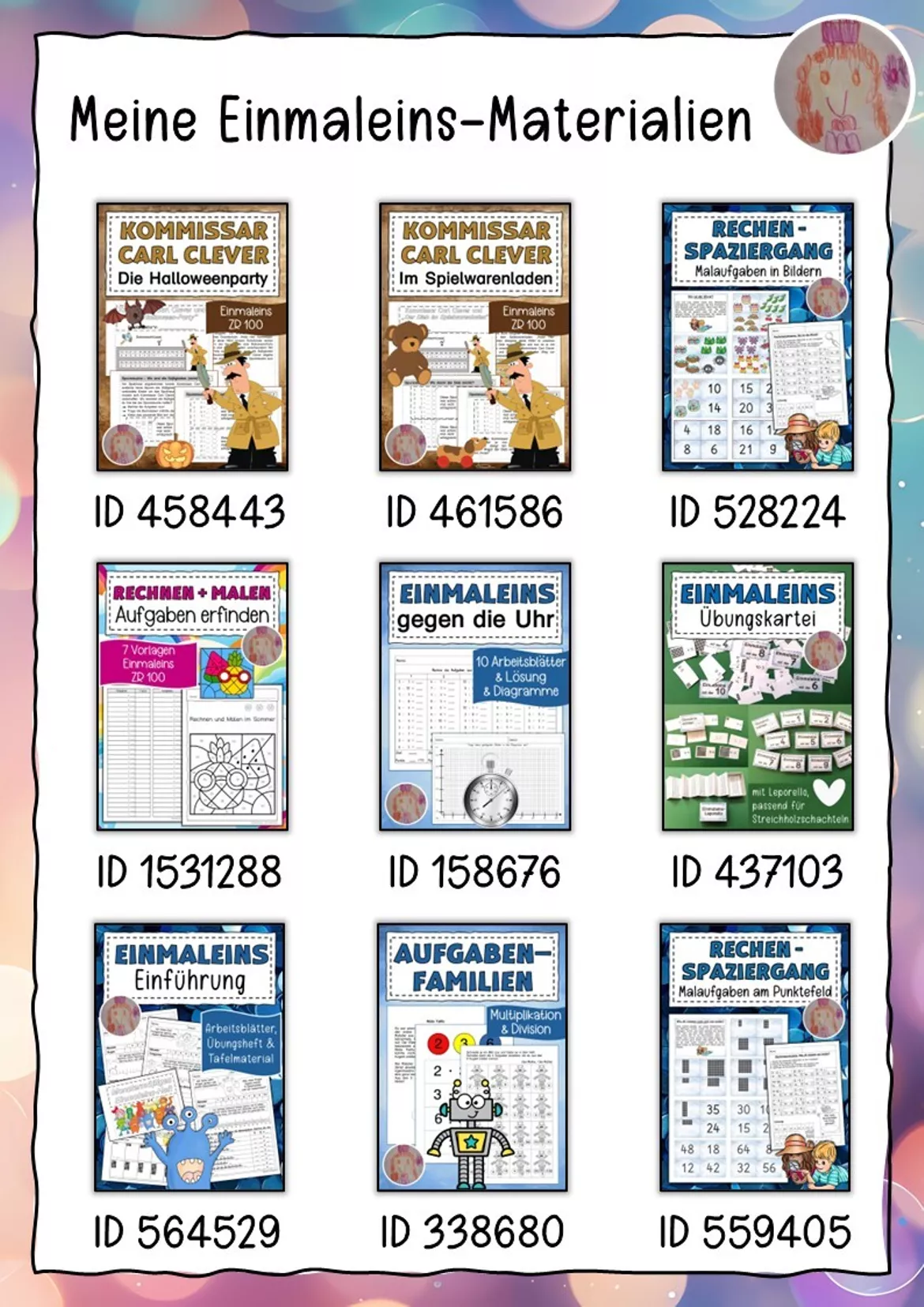 Bild in der Beschreibung des Unterrichtsmaterials Einmaleins von Abenteuer Grundschule #1