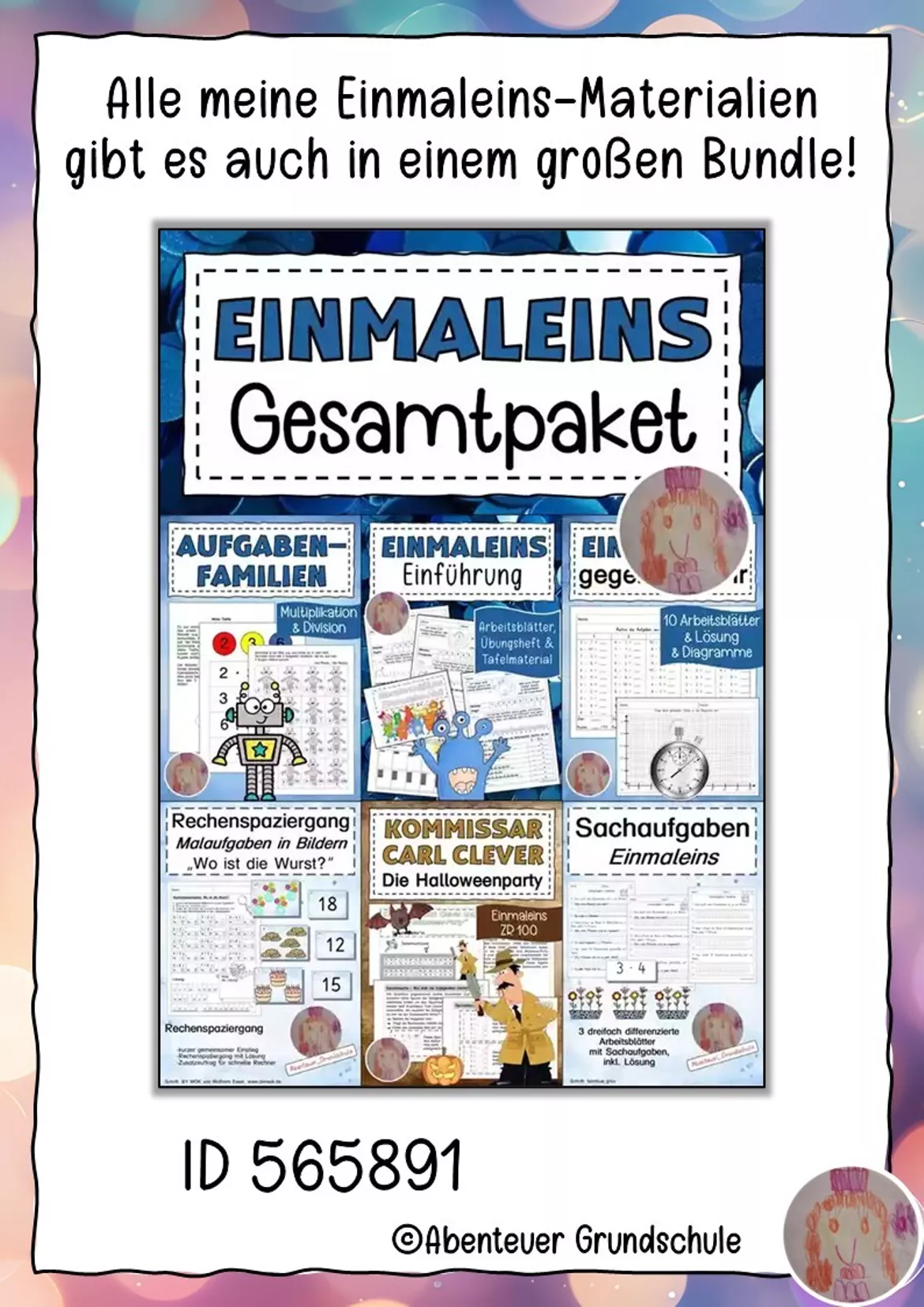 Bild in der Beschreibung des Unterrichtsmaterials Einmaleins von Abenteuer Grundschule #2
