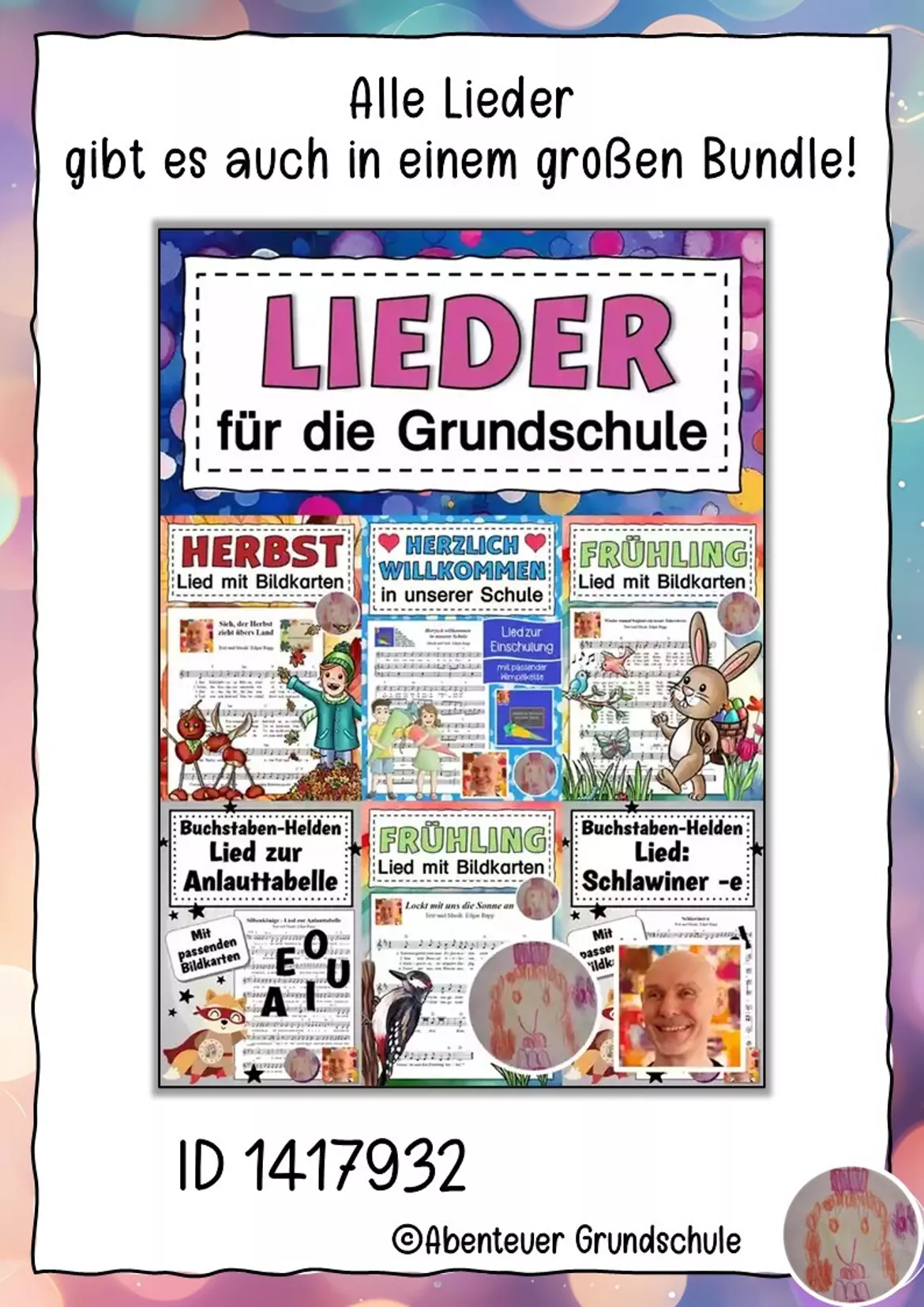 Bild in der Beschreibung des Unterrichtsmaterials Lied - Wir tragen unsre Laternen durch die Straßen von Abenteuer Grundschule #2