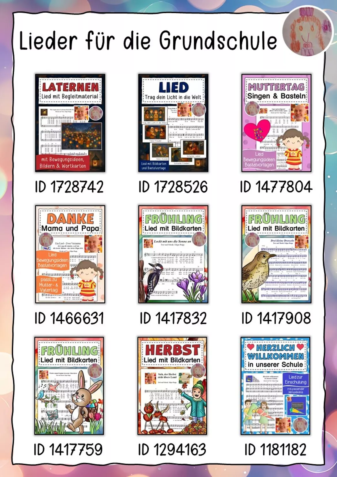 Bild in der Beschreibung des Unterrichtsmaterials Lied - Wir tragen unsre Laternen durch die Straßen von Abenteuer Grundschule #1