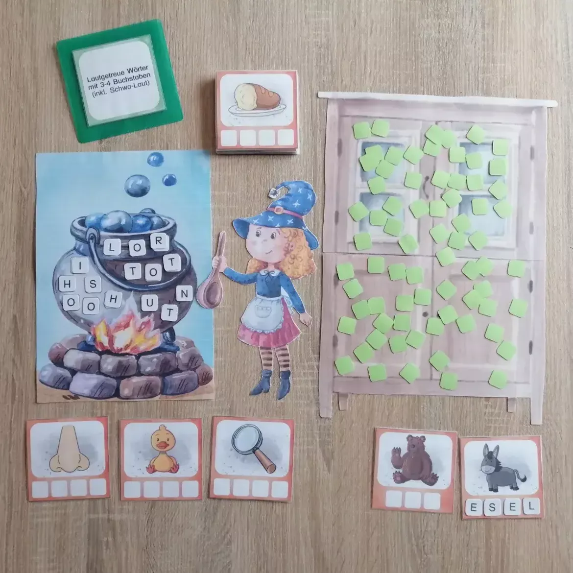 Bild in der Beschreibung des Unterrichtsmaterials Buchstabenzauber - Spiel für den Anfangsunterricht Deutsch von Abenteuer Grundschule #1