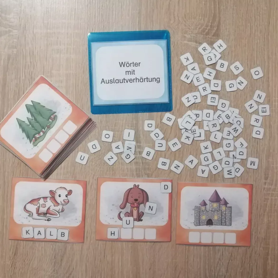 Bild in der Beschreibung des Unterrichtsmaterials Buchstabenzauber - Spiel für den Anfangsunterricht Deutsch von Abenteuer Grundschule #5