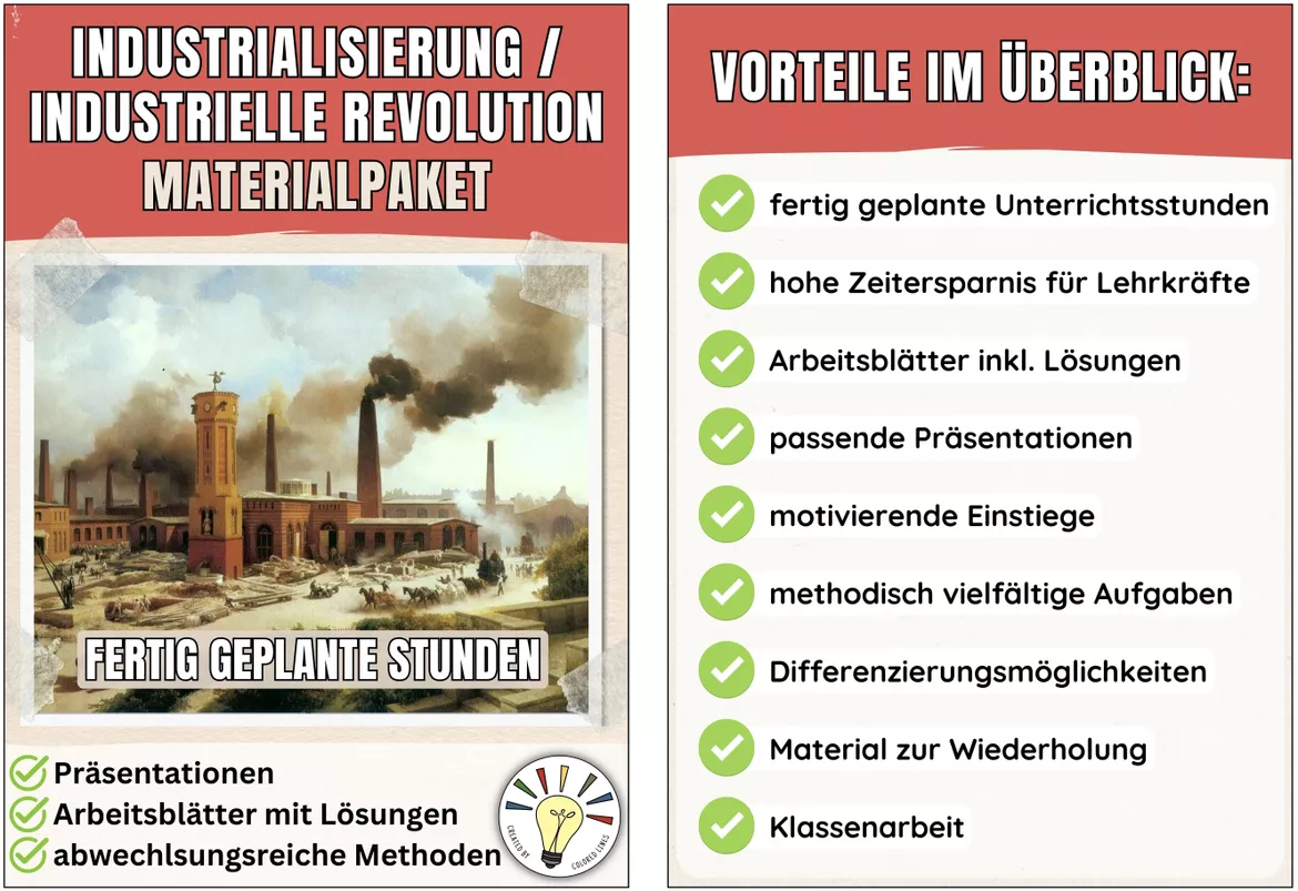 Bild in der Beschreibung des Unterrichtsmaterials Ansätze zur Lösung der Sozialen Frage (Stundenkonzept) von Colored Lines #1