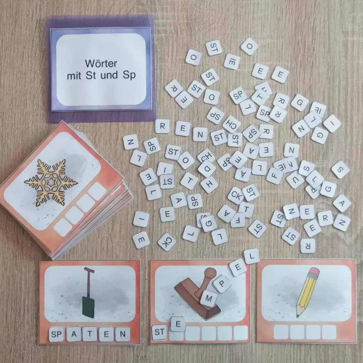 Bild in der Beschreibung des Unterrichtsmaterials Buchstabenzauber - Spiel für den Anfangsunterricht Deutsch von Abenteuer Grundschule #3