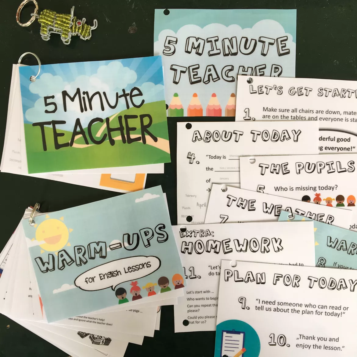 Bild in der Beschreibung des Unterrichtsmaterials 5 Minute Teacher - Englischunterricht / Assistant Teacher von Doodleteacher #2