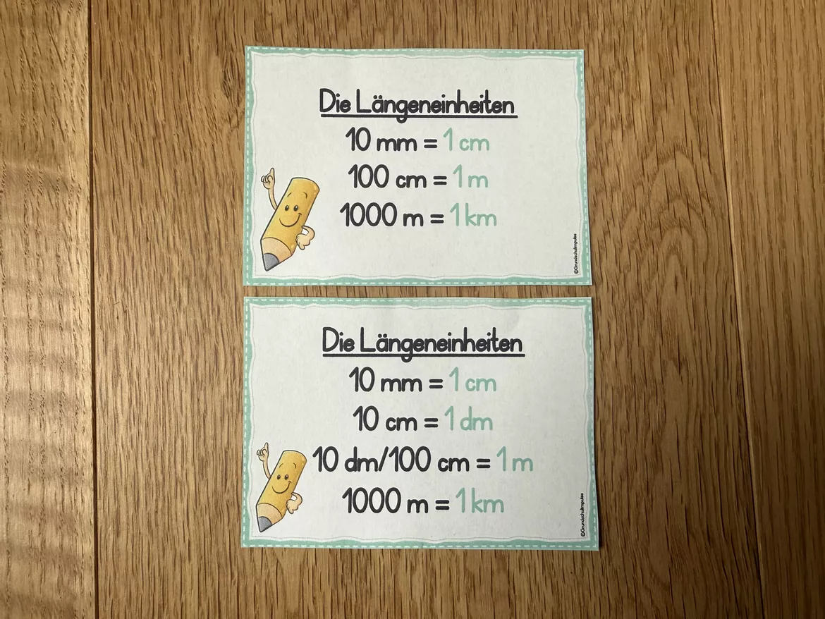 Bild in der Beschreibung des Unterrichtsmaterials Längen (Größen und Messen) - Unterrichtsreihe (Klasse 3+4) von Grundschulimpulse #3