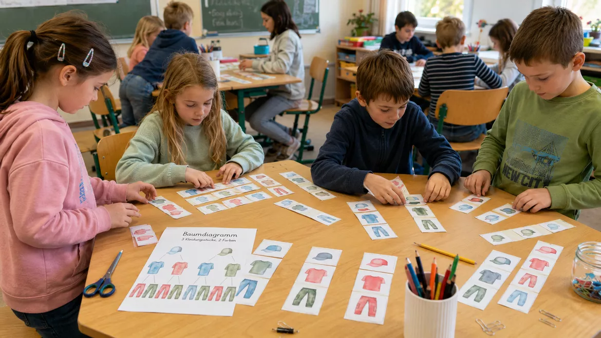 Bild in der Beschreibung des Unterrichtsmaterials Materialpaket: Kombinatorik - Unterrichtsreihe, UB-Stunde und Material von CarosClass #2
