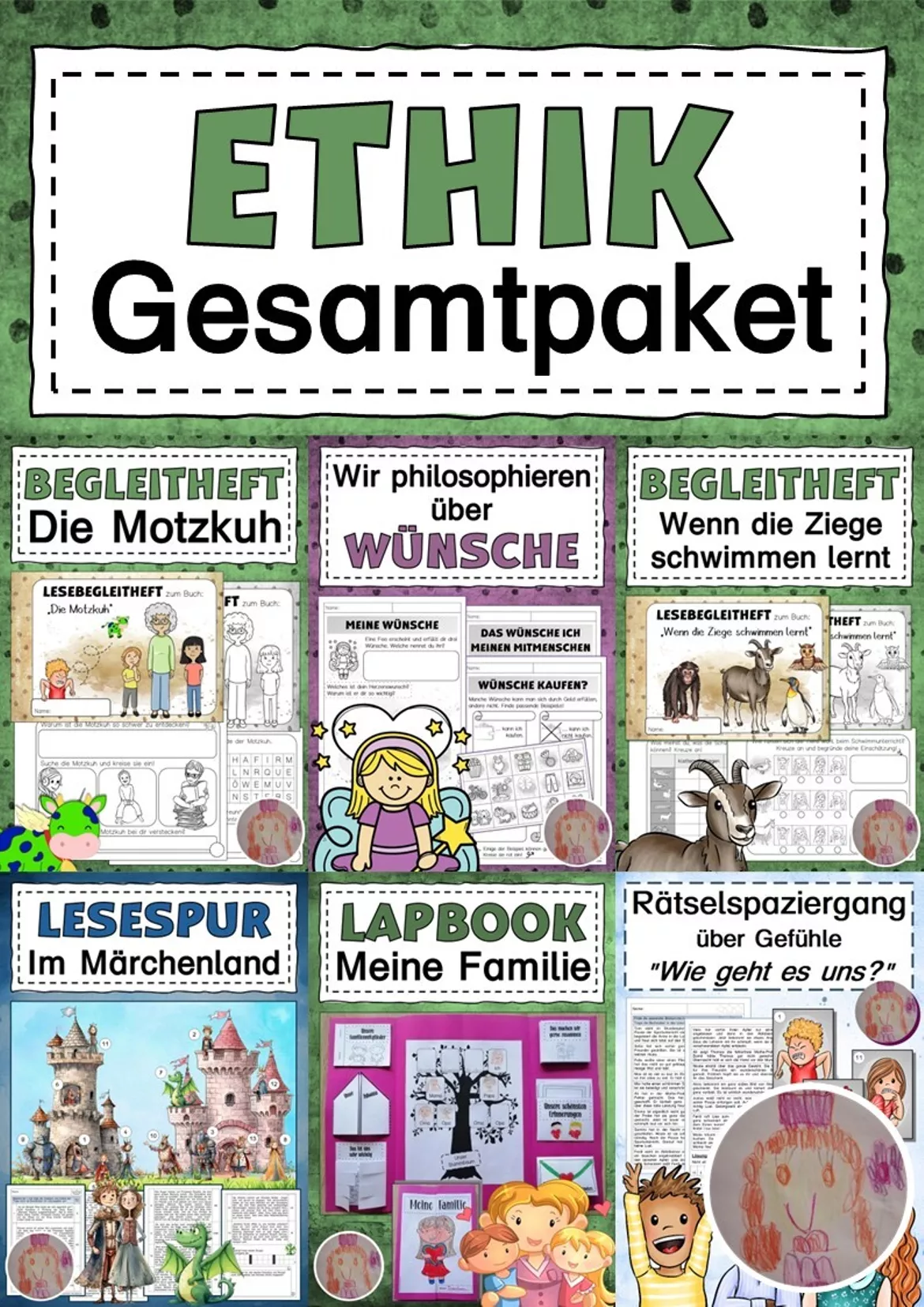 Bild in der Beschreibung des Unterrichtsmaterials Mutmachgeschichte, Hörtext & Reflexionsmaterial für die Grundschule von Abenteuer Grundschule #2