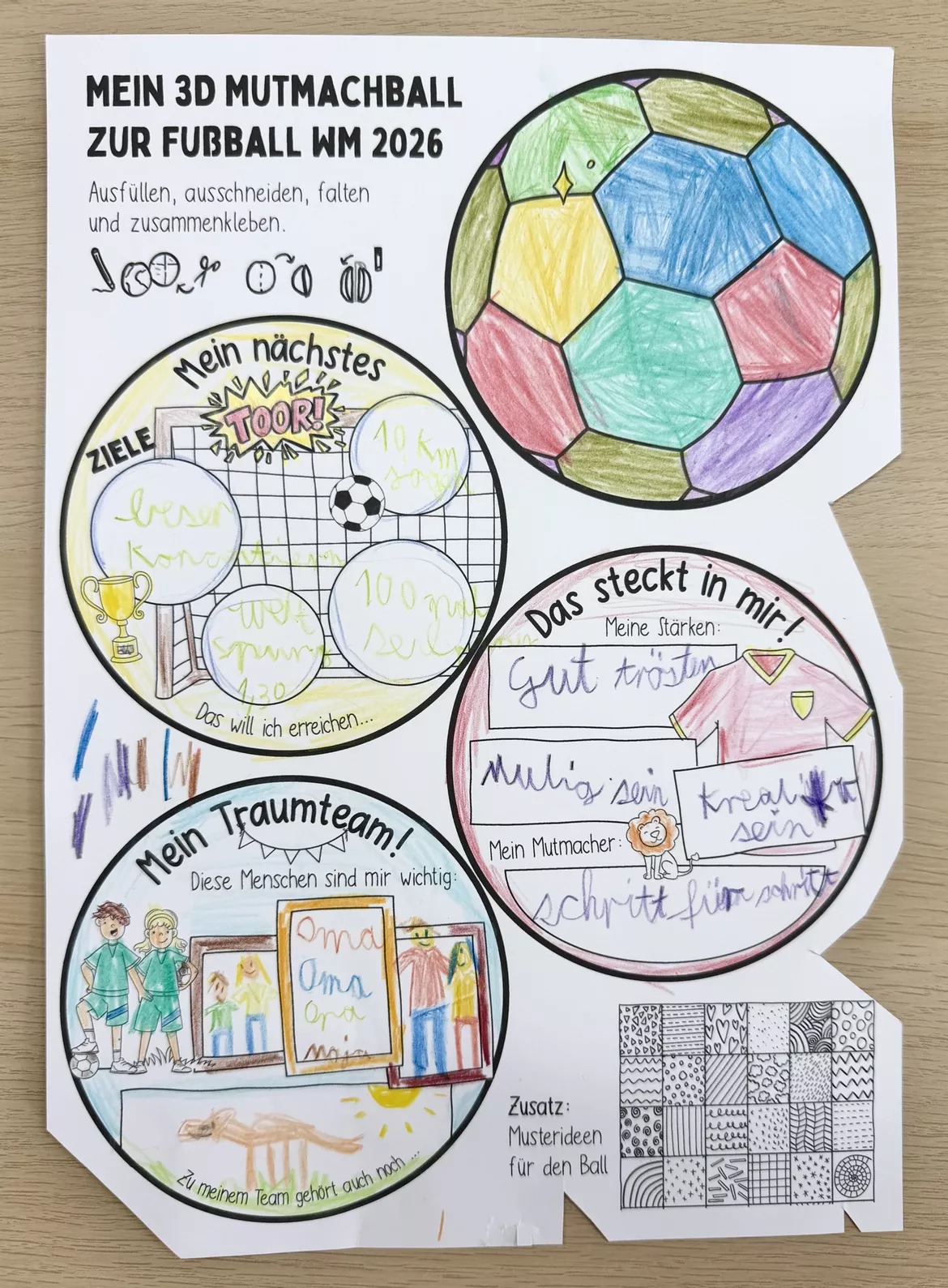 Bild in der Beschreibung des Unterrichtsmaterials Fußball WM 2026 von Doodleteacher #3