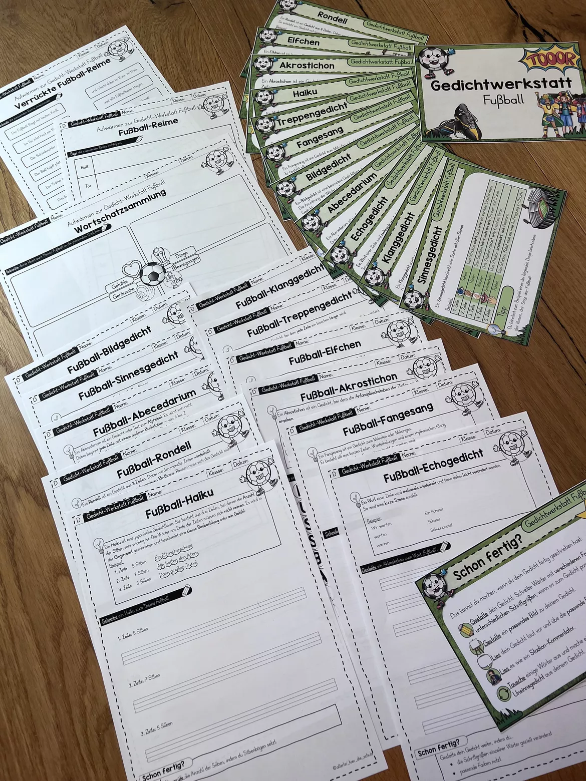 Bild in der Beschreibung des Unterrichtsmaterials Fußball WM 2026 – Gedichte schreiben in der Grundschule | Deutsch von allerlei_fuer_die_schule #2
