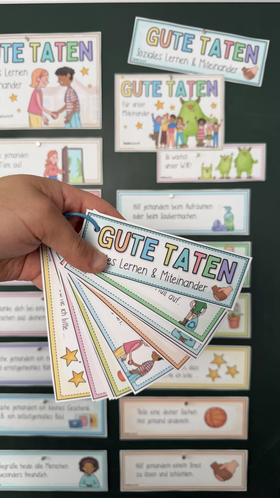 Bild in der Beschreibung des Unterrichtsmaterials Gute Taten Grundschule von Doodleteacher #5