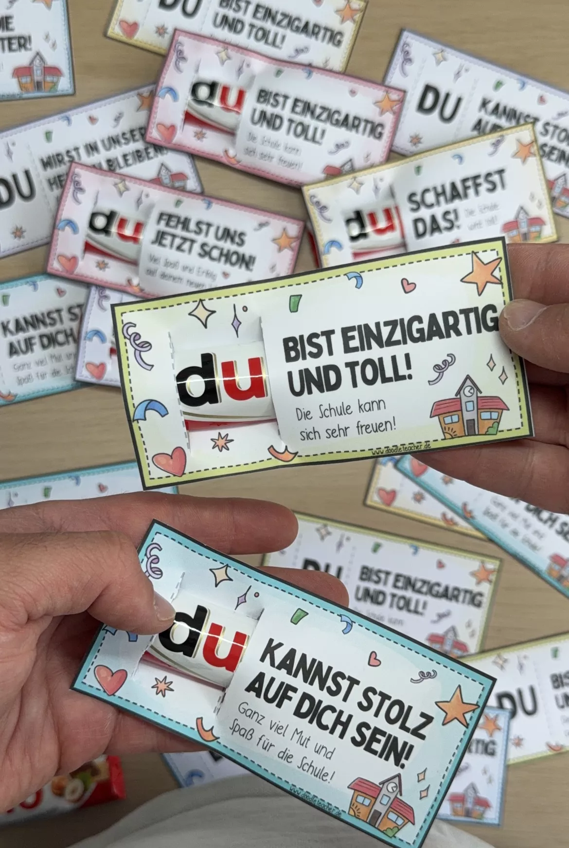 Bild in der Beschreibung des Unterrichtsmaterials Abschiedsgeschenk Kita / Kindergarten Abschiedsgrüße Abschied von Doodleteacher #2