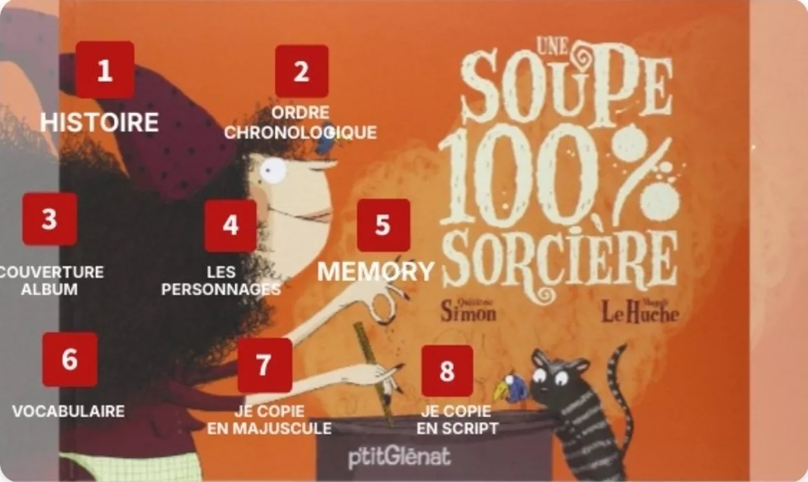 Bild in der Beschreibung des Unterrichtsmaterials Une soupe 100% sorcière von maicressedamour #1