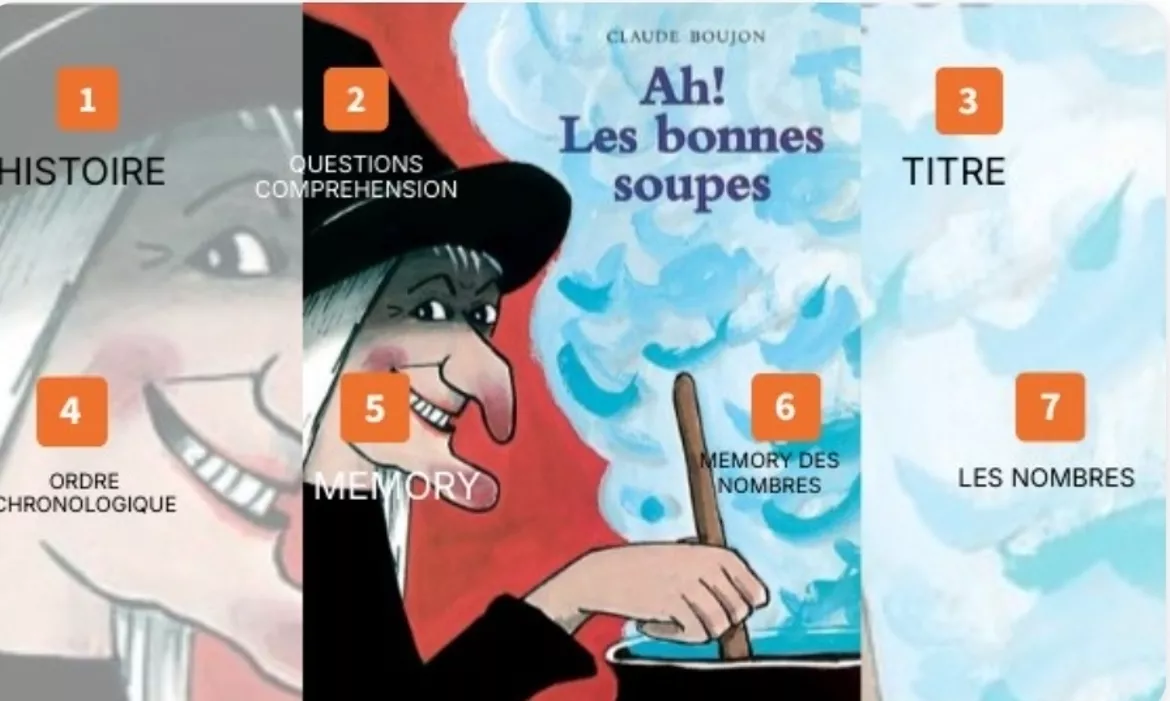 Bild in der Beschreibung des Unterrichtsmaterials Ah! Les bonnes soupes von maicressedamour #1