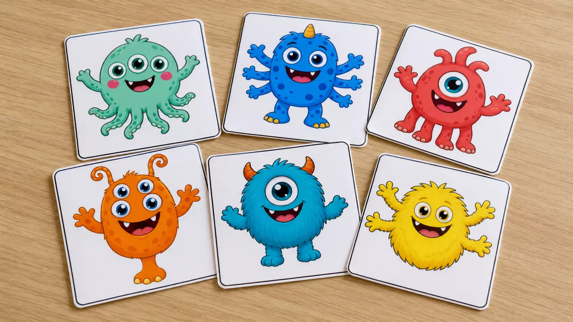 Bild in der Beschreibung des Unterrichtsmaterials Materialpaket: Meet my Monster - Unterrichtsreihe, UB-Stunde und Material von CarosClass #2