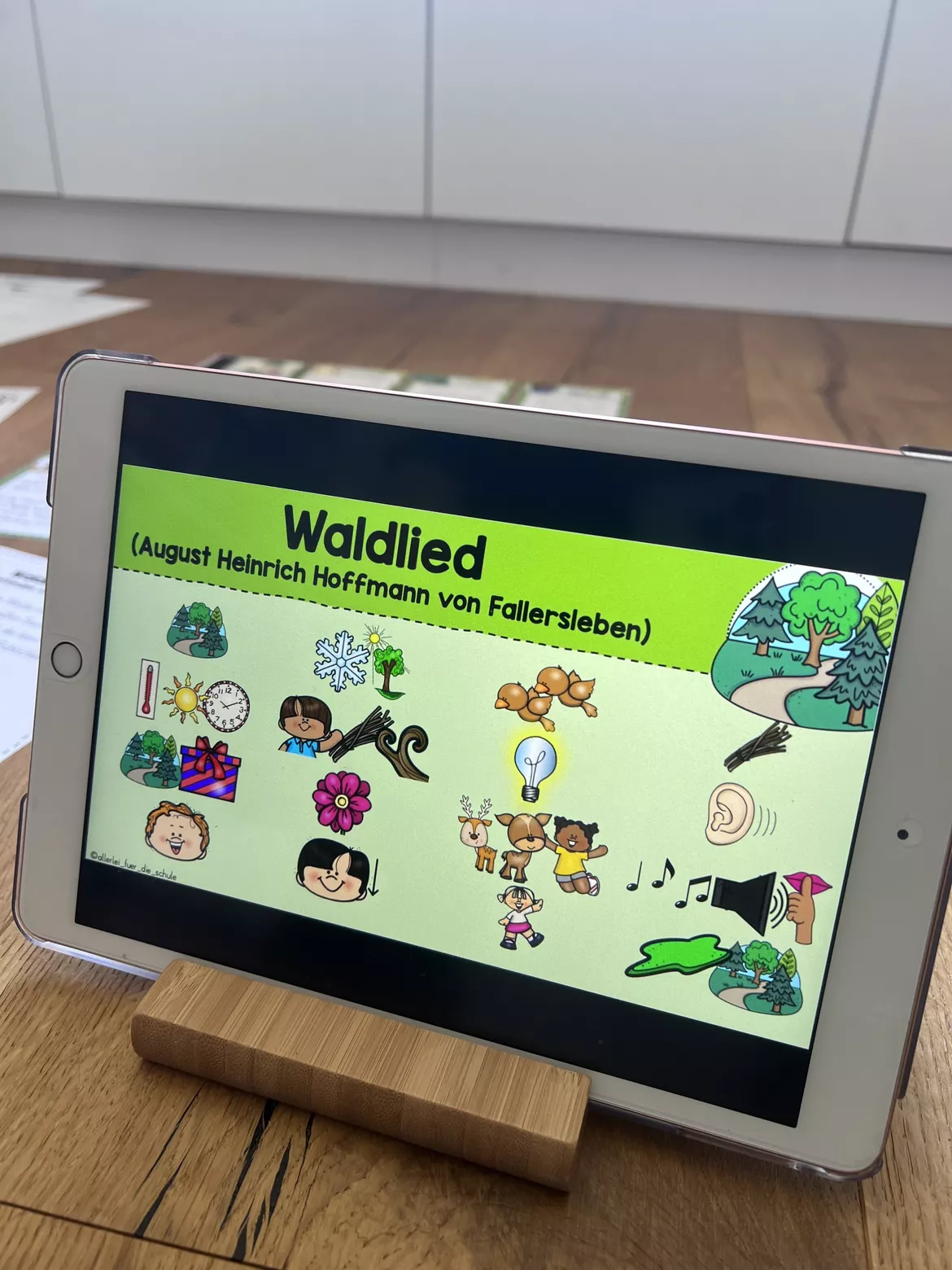 Bild in der Beschreibung des Unterrichtsmaterials Sommergedicht "Waldlied" – Gedichterarbeitung für den Deutschunterricht | Grundschule von allerlei_fuer_die_schule #2