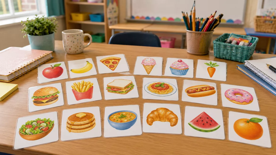 Bild in der Beschreibung des Unterrichtsmaterials Materialpaket: At The Restaurant - Unterrichtsreihe, UB-Stunde und Material von CarosClass #1