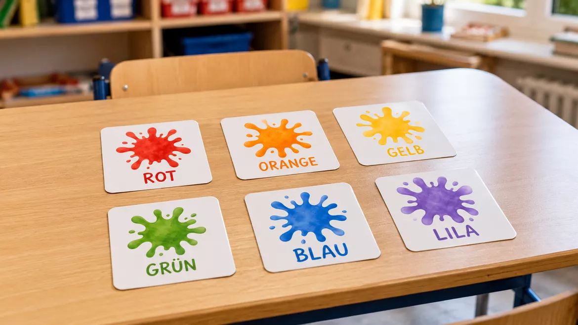 Bild in der Beschreibung des Unterrichtsmaterials Materialpaket: Farben mischen - Unterrichtsreihe, UB-Stunde und Material von CarosClass #1