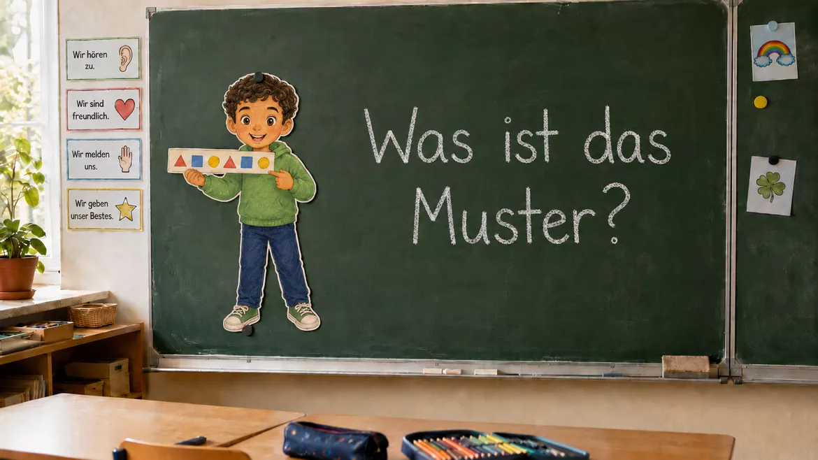Bild in der Beschreibung des Unterrichtsmaterials Materialpaket: Muster und Strukturen - Unterrichtsreihe, UB-Stunde und Material von CarosClass #1