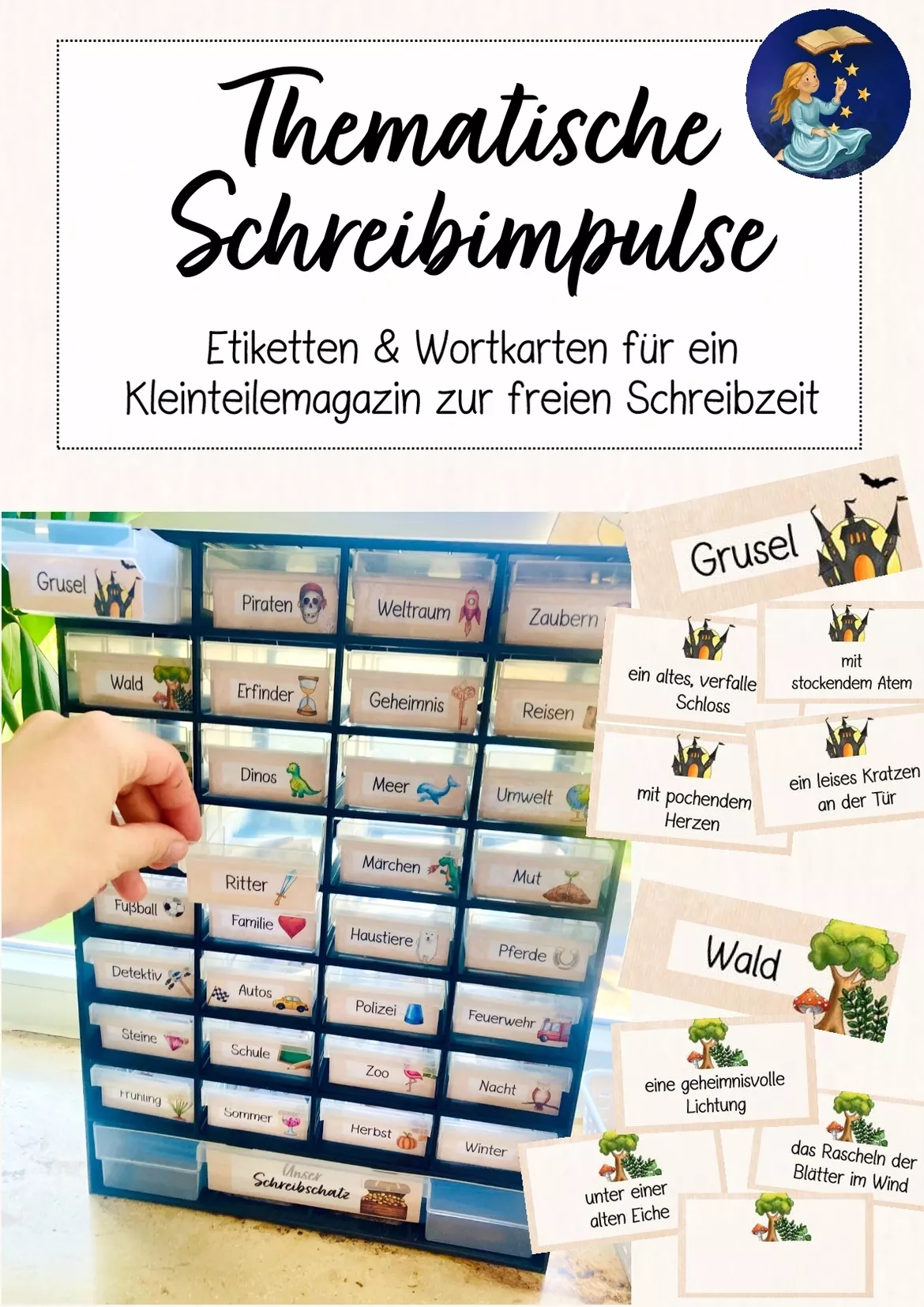 Bild in der Beschreibung des Unterrichtsmaterials Autorenrunde - Komplettpaket nach Beate Leßmann von Sterntaler #1