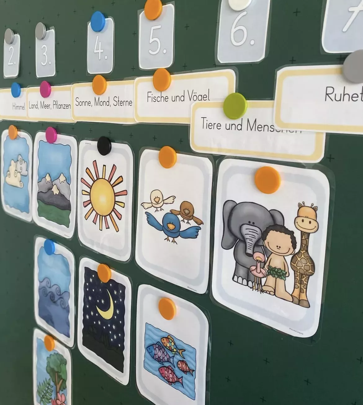 Bild in der Beschreibung des Unterrichtsmaterials Schöpfungsgeschichte: Unterrichtsreihe (Klasse 3-4) von Grundschulimpulse #1