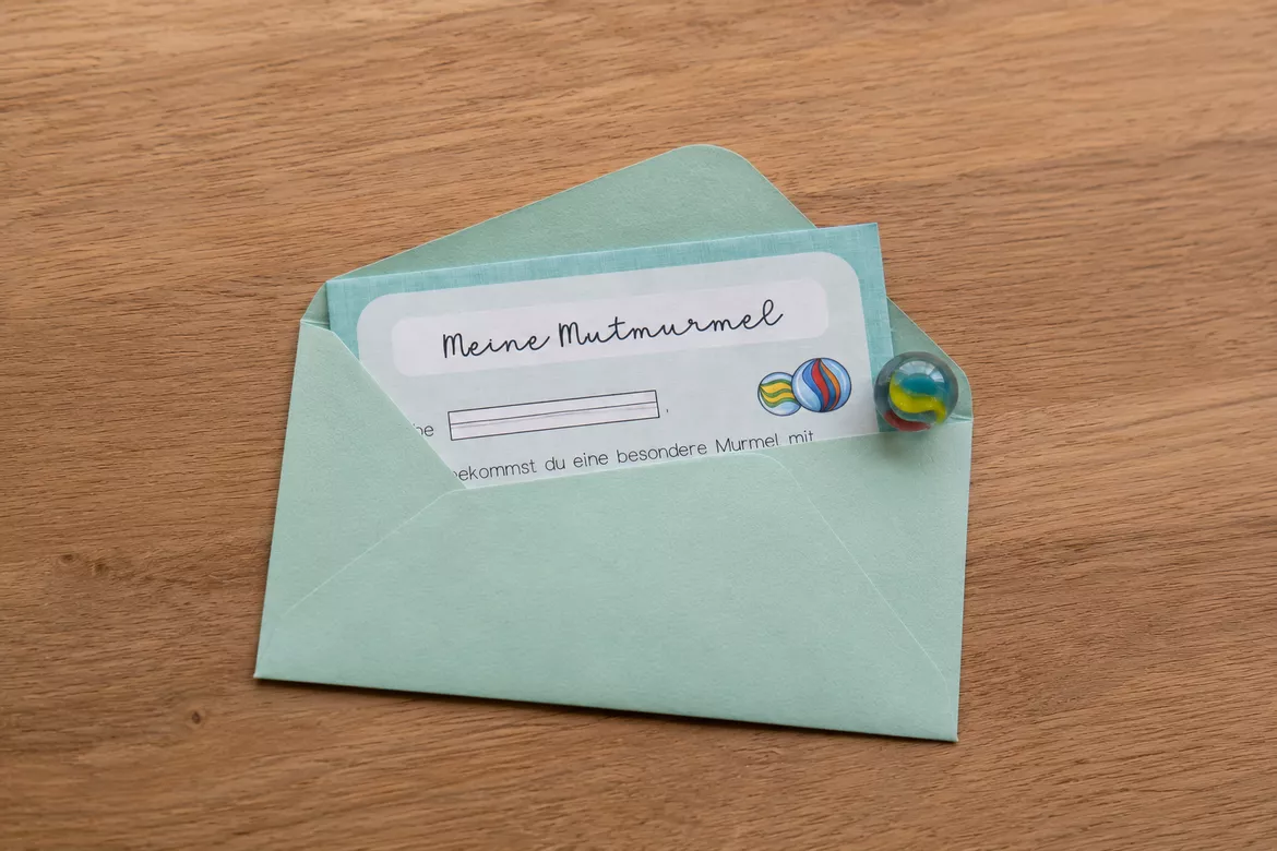 Bild in der Beschreibung des Unterrichtsmaterials Schnuppertag: Murmeln voller Mut – Geschenkidee und Begleitbrief (Grundschule Einschulung) von Fraulein_Lehrerin #1