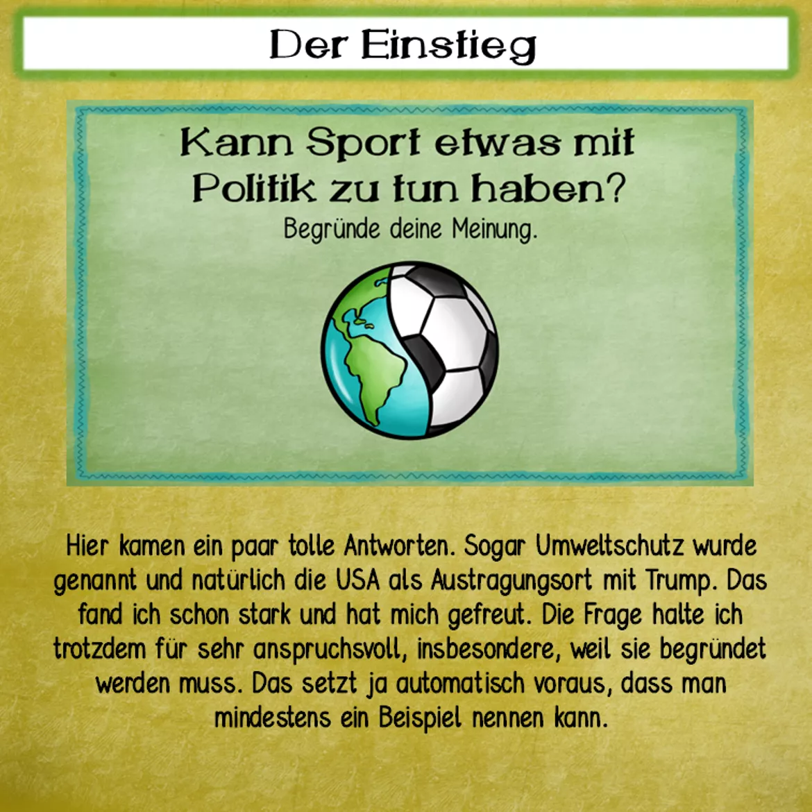Bild in der Beschreibung des Unterrichtsmaterials Fußball-WM 2026 kritisch betrachtet: Menschenrechte, Gastgeberländer & FIFA von Sandras Ideenkiste #5