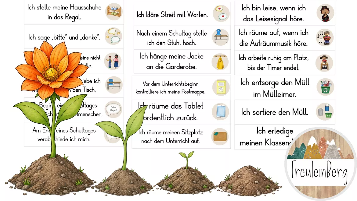 Bild in der Beschreibung des Unterrichtsmaterials Wochenziel individuell für Schüler / Schülerin von FreuleinBerg #2