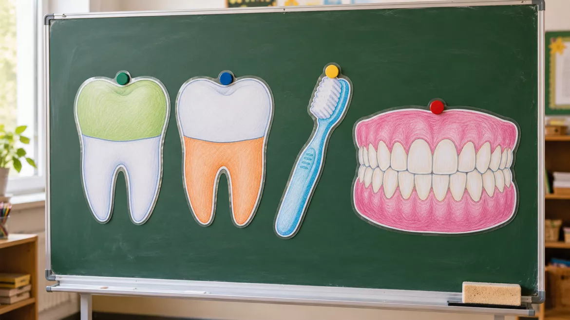 Bild in der Beschreibung des Unterrichtsmaterials Materialpaket: Zähne - Unterrichtsreihe, UB-Stunde und Material von CarosClass #1