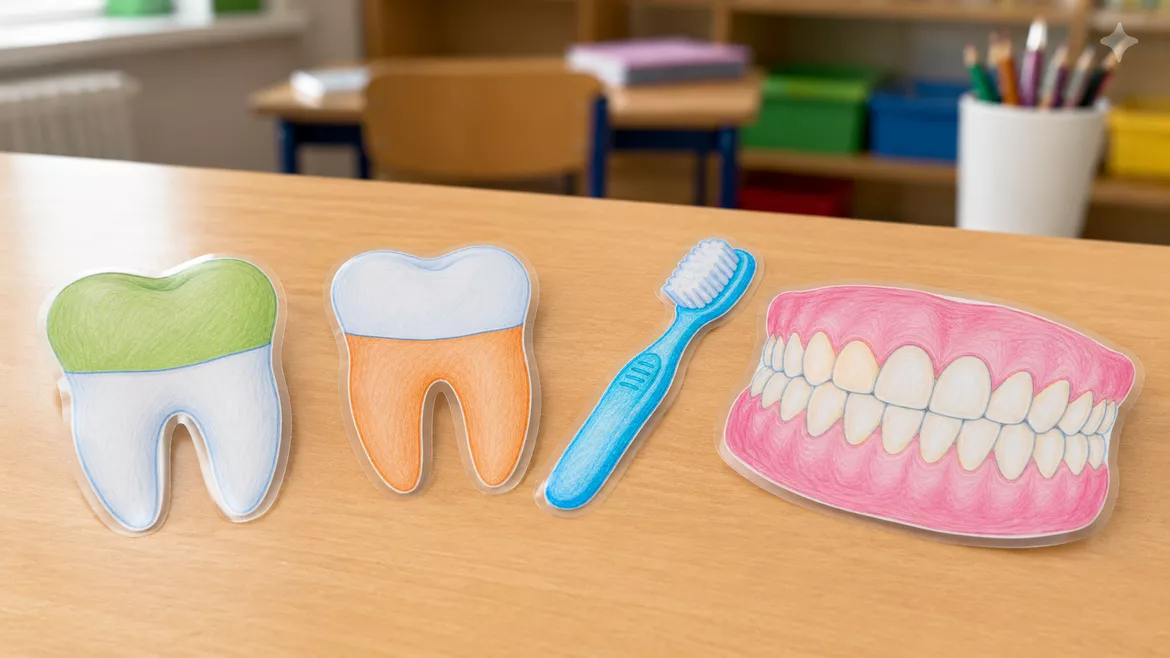 Bild in der Beschreibung des Unterrichtsmaterials Materialpaket: Zähne - Unterrichtsreihe, UB-Stunde und Material von CarosClass #2