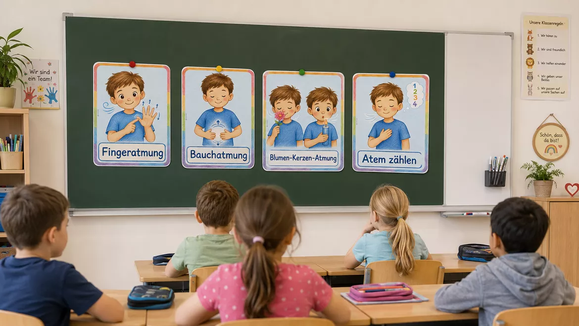 Bild in der Beschreibung des Unterrichtsmaterials Materialpaket: Achtsamkeit und Stressabbau - Unterrichtsreihe, UB-Stunde und Material von CarosClass #1