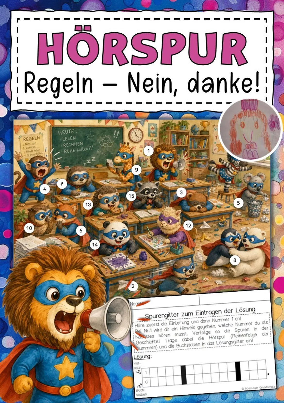 Bild in der Beschreibung des Unterrichtsmaterials Klassenregeln von Abenteuer Grundschule #2