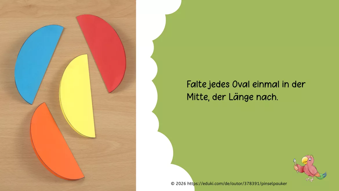 Bild in der Beschreibung des Unterrichtsmaterials Türdeko Ballon basteln, Kunst Grundschule, Geburtstagskalender von Pinselpauker #2