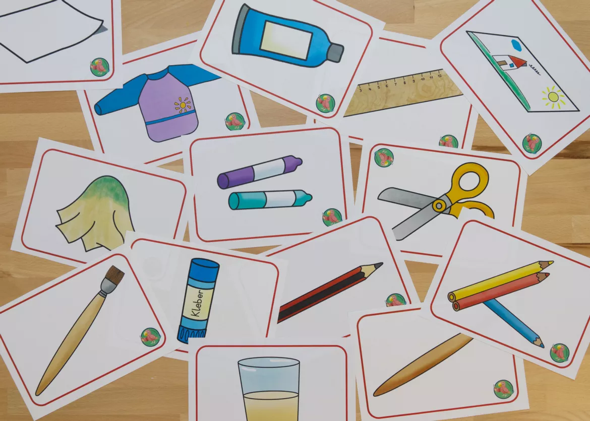 Bild in der Beschreibung des Unterrichtsmaterials Kunst Tafelbilder Kunstmaterial, Grundschule von Pinselpauker #1