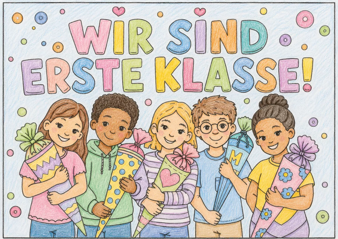 Bild in der Beschreibung des Unterrichtsmaterials Kooperatives Kunstwerk: Einschulung und erste Klasse (Grundschule Kunst Projektarbeit) von Fraulein_Lehrerin #1