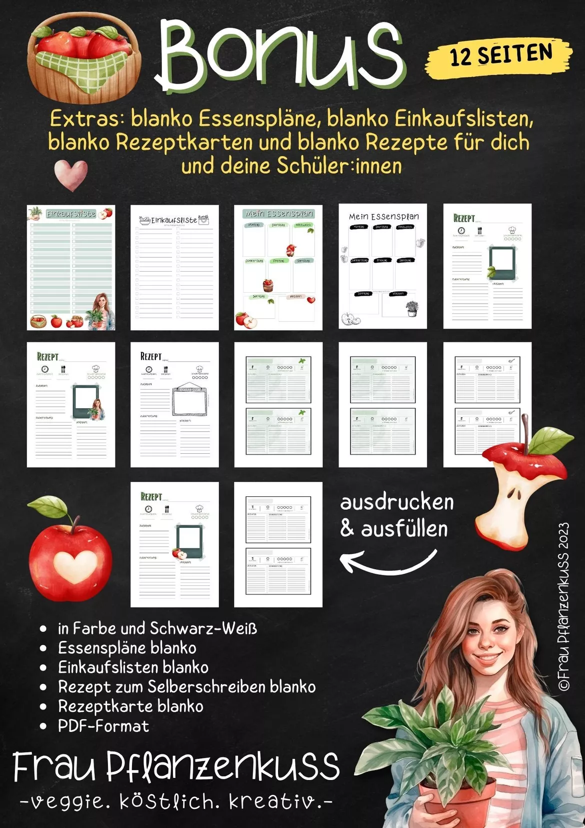 Bild in der Beschreibung des Unterrichtsmaterials Rezept: Veganer Apfelkuchen vom Blech | Hauswirtschaft & Ernährung | Klasse 5–9 von Frau Pflanzenkuss #5