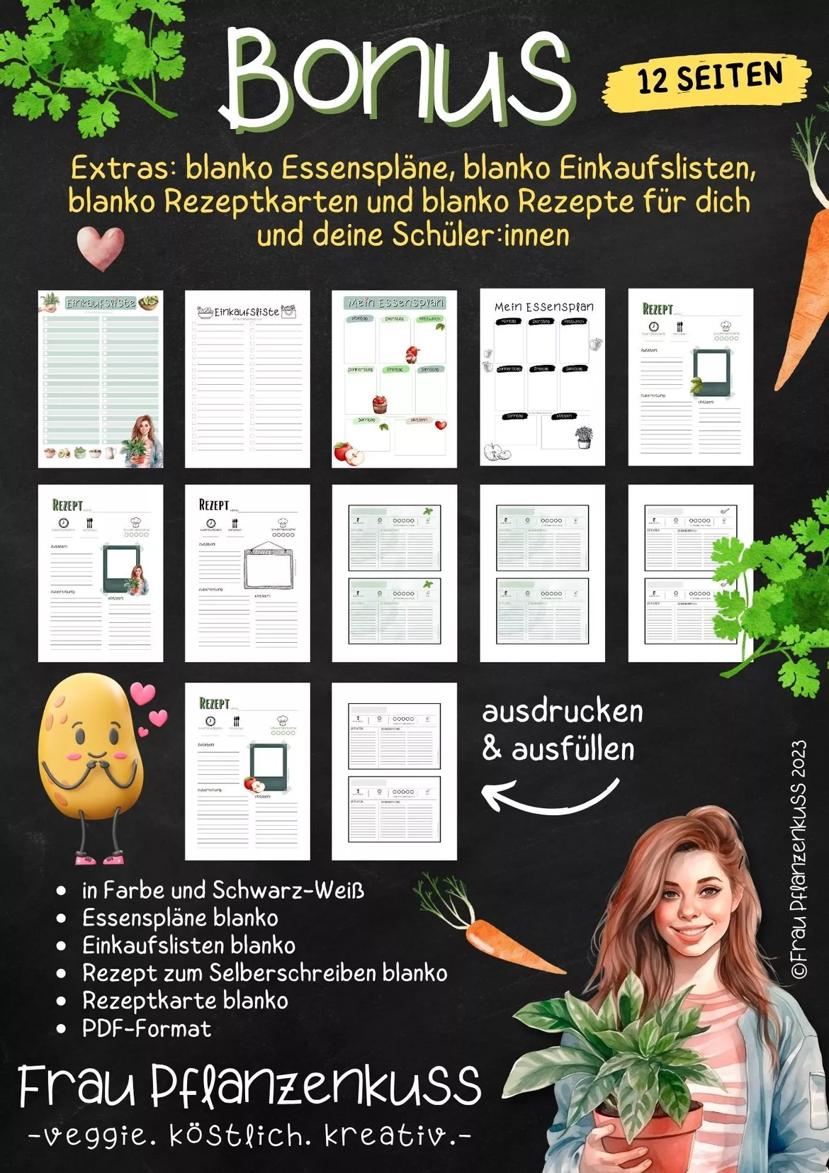 Bild in der Beschreibung des Unterrichtsmaterials Rezept: Kartoffelsuppe (vegan) | Hauswirtschaft & Ernährung | Klasse 5–9 von Frau Pflanzenkuss #5