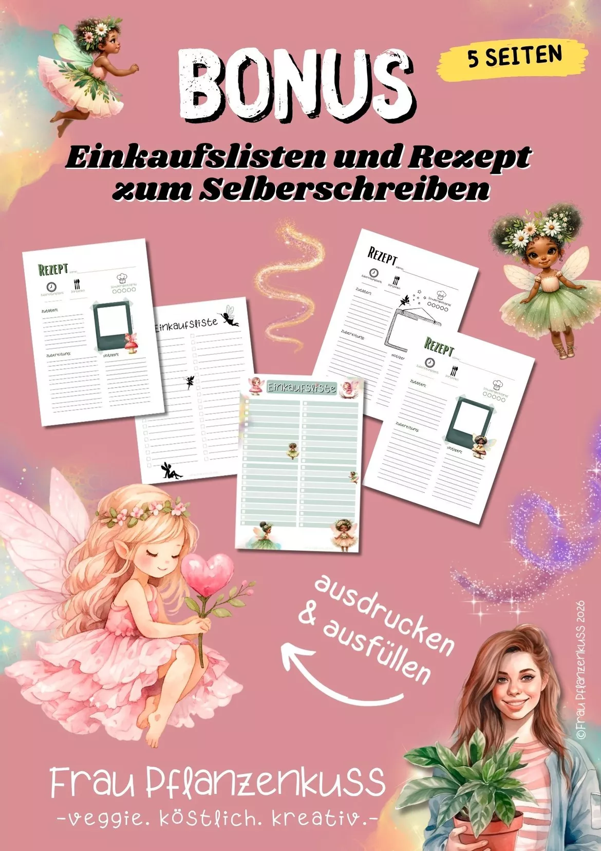 Bild in der Beschreibung des Unterrichtsmaterials Elfenrezept: Elfenpilze aus der Elfenküche | Kreatives Rezept für Schule & Projekte | Klasse 3–6 von Frau Pflanzenkuss #3