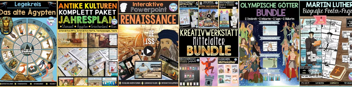 Bild in der Beschreibung des Unterrichtsmaterials Antikes Griechenland - Interaktives Heft PLUS - Minoer & Mykener, Homer, Delphy, Theater, Tempel, Philosophen, Perserkriege von TeacherManuElla #1