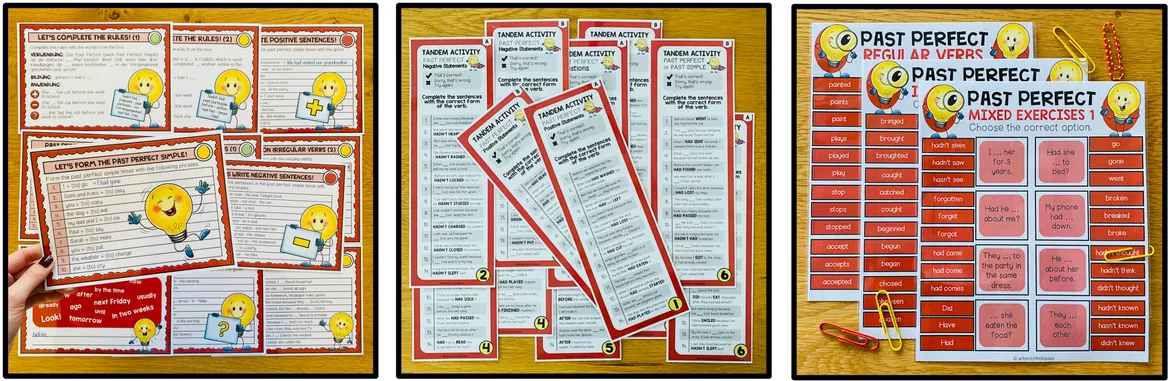 Bild in der Beschreibung des Unterrichtsmaterials PAST PERFECT - Materialpaket von Unterrichtmitspass #3