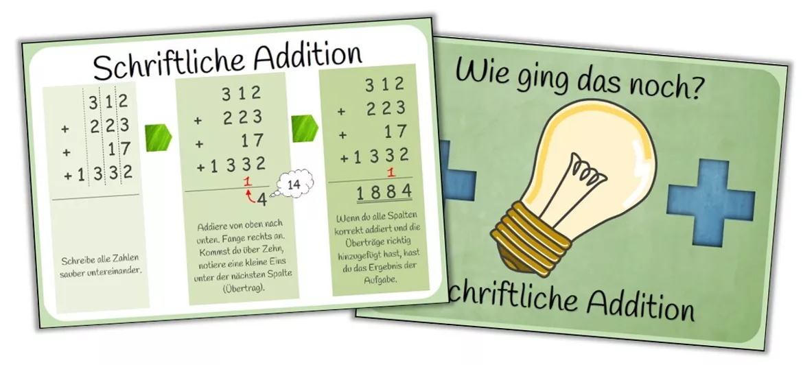 Bild in der Beschreibung des Unterrichtsmaterials Grundrechenarten - Knack das Schloss | Klasse 5/6 von Dr.Teach #3