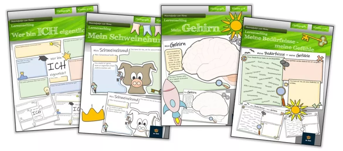 Bild in der Beschreibung des Unterrichtsmaterials Persönlichkeitsanalyse - Themenpaket | Lerncoaching | Klasse 5-10 von Dr.Teach #1
