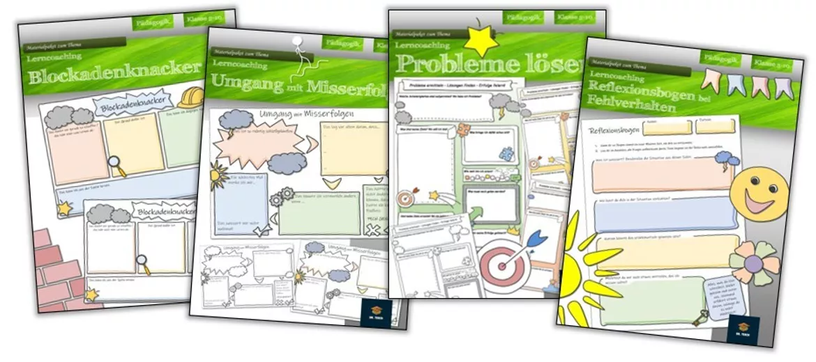 Bild in der Beschreibung des Unterrichtsmaterials Reflexion - Themenpaket | Lerncoaching | Klasse 5-10 von Dr.Teach #1