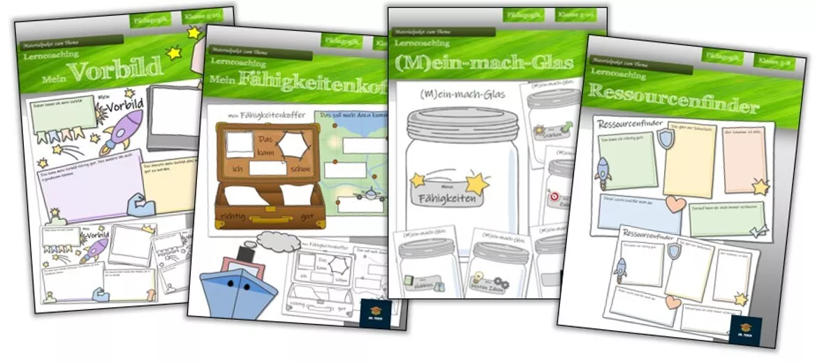 Bild in der Beschreibung des Unterrichtsmaterials Ressourcen - Themenpaket | Lerncoaching | Klasse 5-10 von Dr.Teach #1