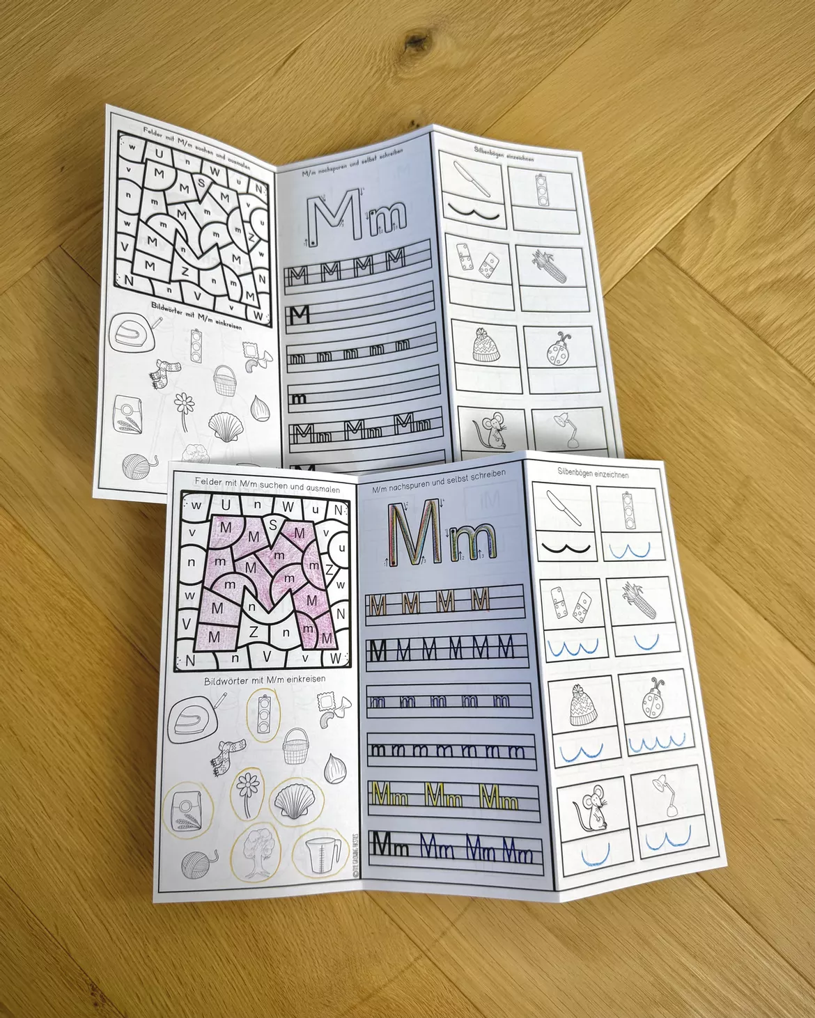 Bild in der Beschreibung des Unterrichtsmaterials Druckschrift ABC-Broschüren - Buchstaben lernen mit 26 Miniheften von The Growing Firsties #4