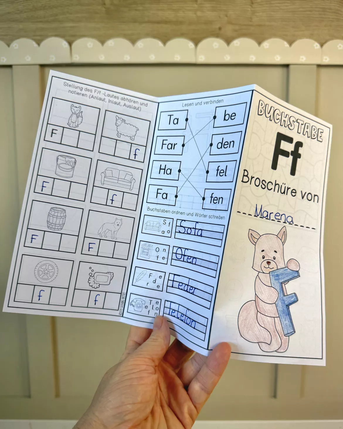 Bild in der Beschreibung des Unterrichtsmaterials Druckschrift ABC-Broschüren - Buchstaben lernen mit 26 Miniheften von The Growing Firsties #5