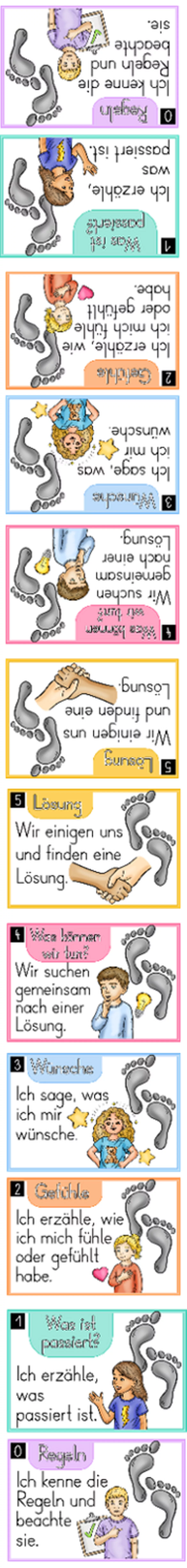 Bild in der Beschreibung des Unterrichtsmaterials Friedensbrücke - Konflikte & Streit lösen - Lernwerkstatt mit Bastelvorlagen & Legematerial von Odd Bird & Company #2