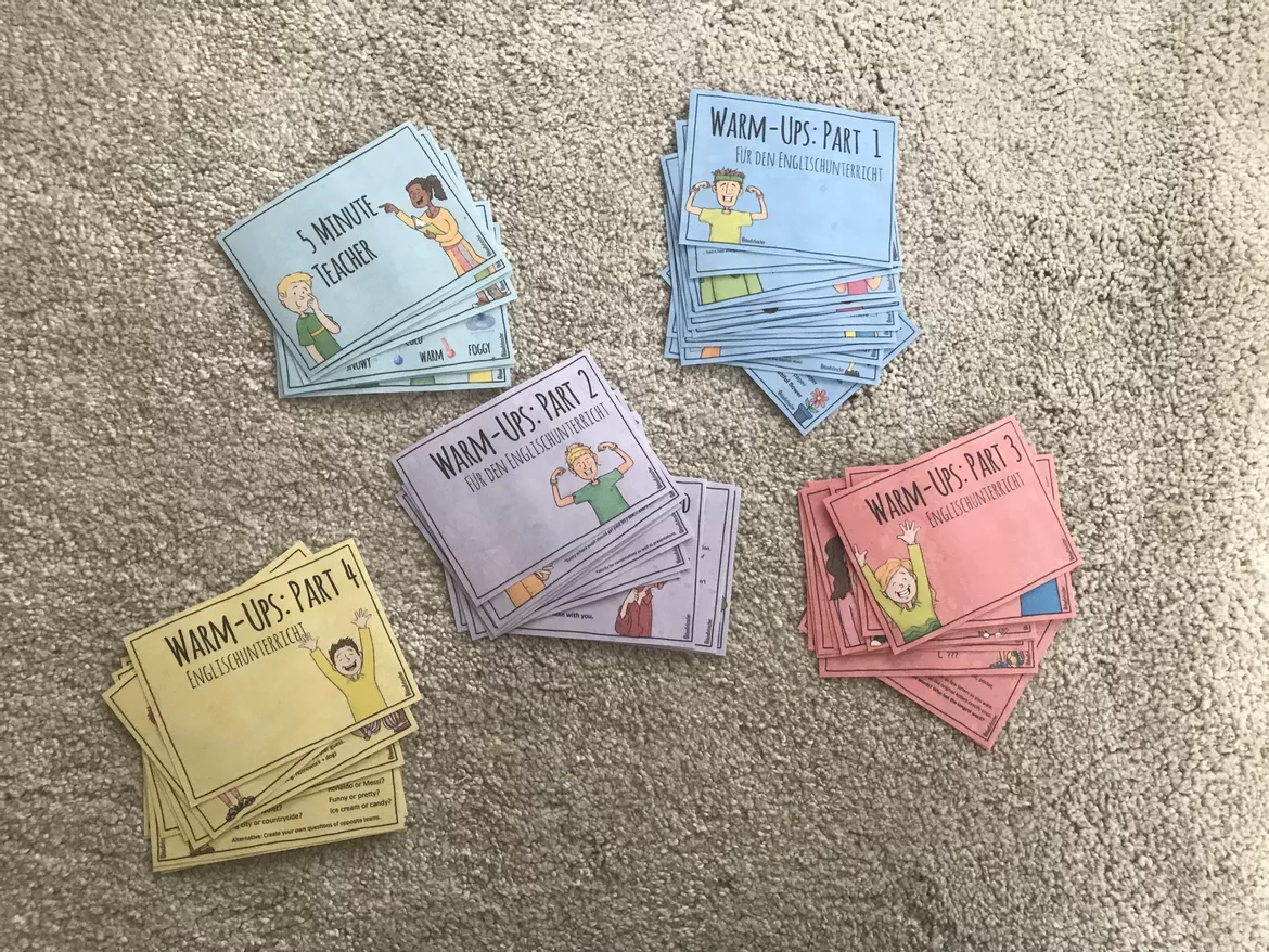Bild in der Beschreibung des Unterrichtsmaterials 5 Minute Teacher PAKET Neu + Warm-Ups für den Englischunterricht von Doodleteacher #3