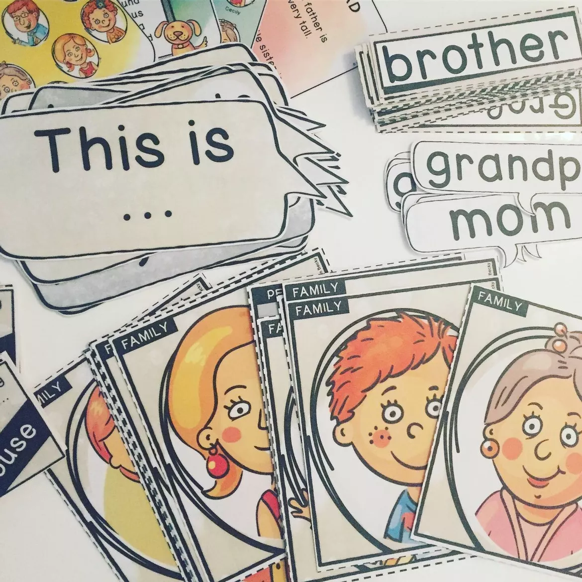 Bild in der Beschreibung des Unterrichtsmaterials Englisch Paket family von Becky #2