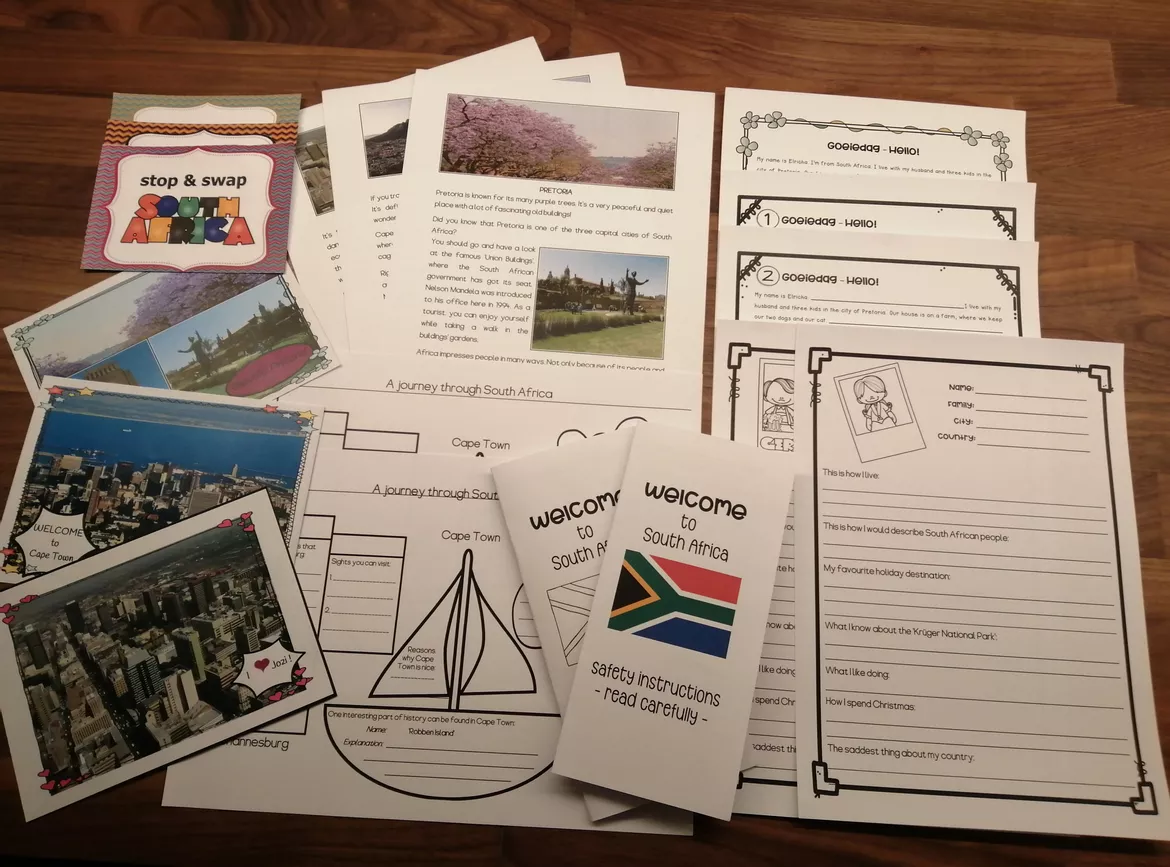 Bild in der Beschreibung des Unterrichtsmaterials * Megapaket South Africa * #edukilights22 von stella_sternstunden #1